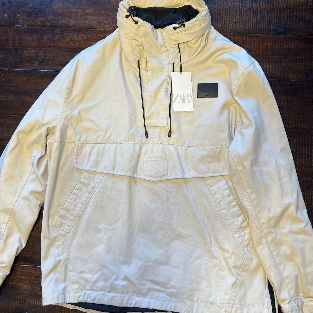 Zara Man Denimwear NWT Pullover Jacket Size L